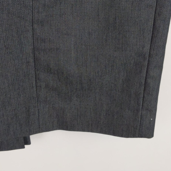 LOFT Back Pleated Pencil Skirt In Charcoal - Picture 6 of 8